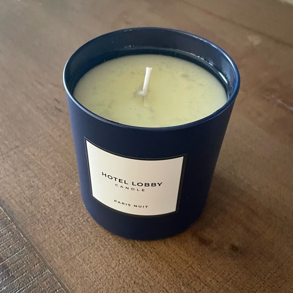 Almost new hotel lobby candle - paris nuit
